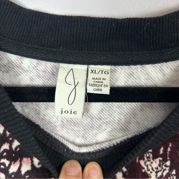 Joie Chic Floral Long Sleeve Shirt Size XL - Picture 3 of 9